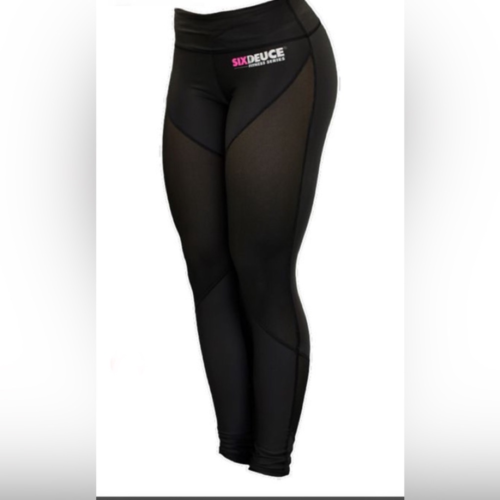 Six Deuce Mesh-Tech (Black Stitching) Leggings